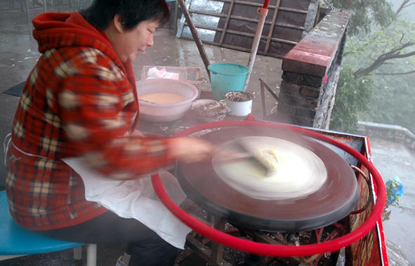 摊煎饼