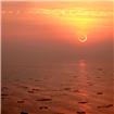 微山湖日食