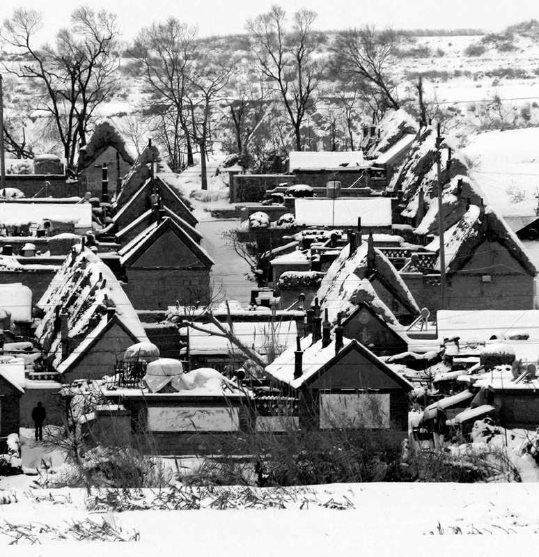 冬雪•山村即景