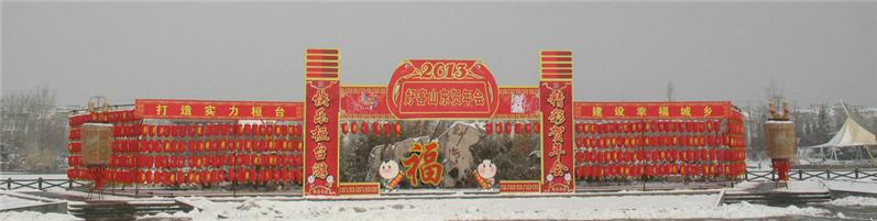 《精彩贺年会 快乐桓台游》之贺年壁