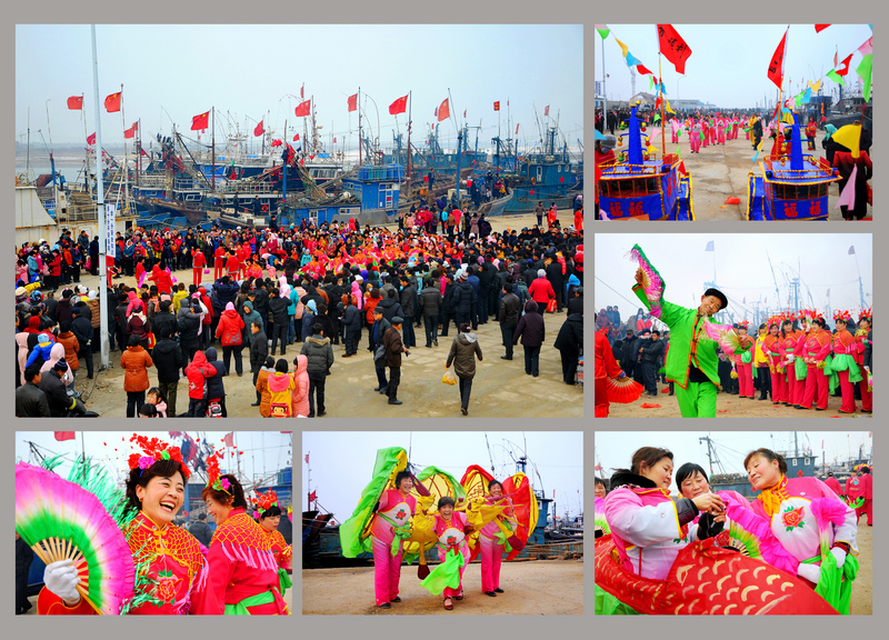 欢腾的下营码头