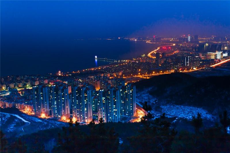 烟台夜色