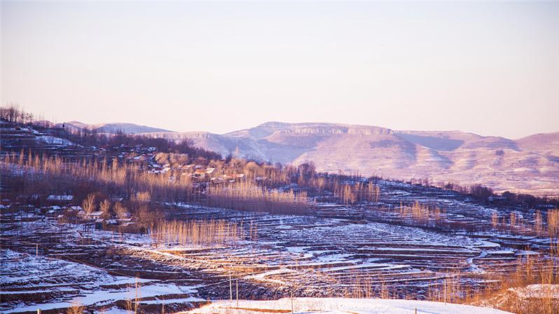 崮乡夕照赛坝上