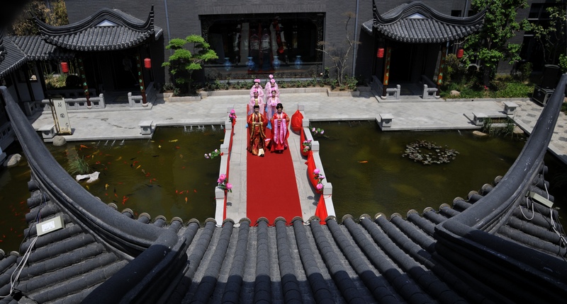 “梦回大唐”婚礼秀