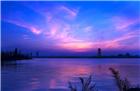 少海晚霞