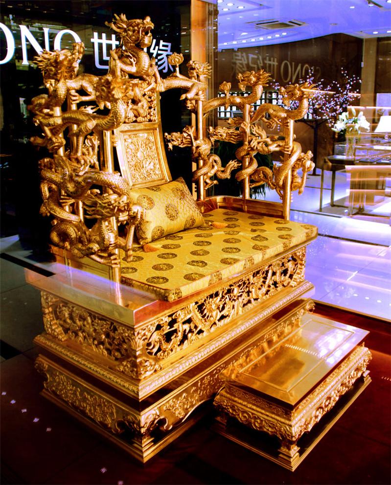 真金皇帝龙椅