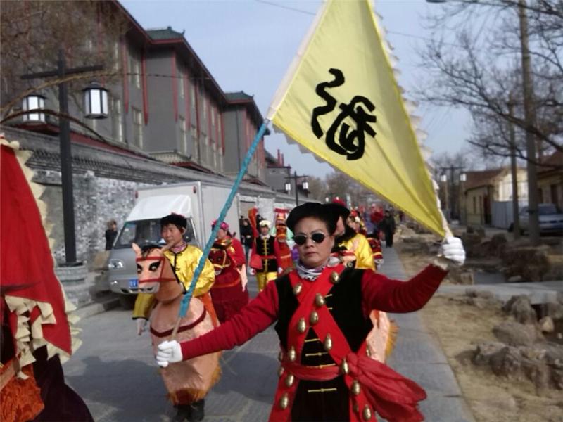 青州古街春节闹春