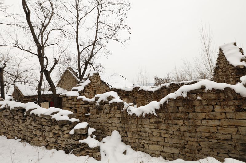 雪后石屋——上九山村