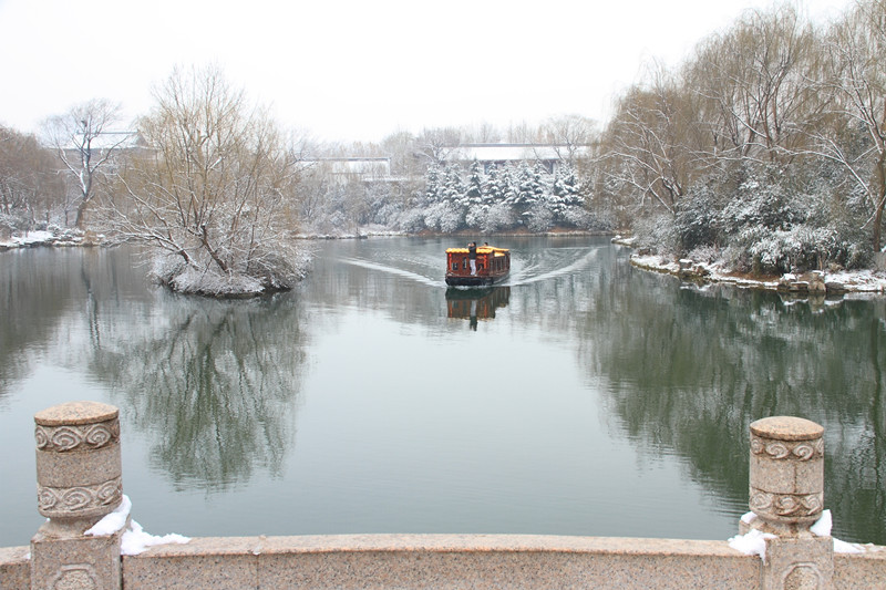 冬雪大明湖一瞥1