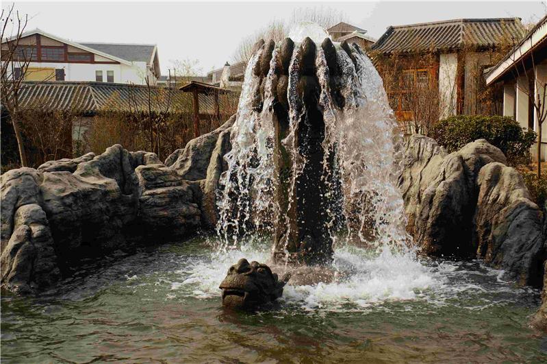 夏津德百温泉度假村，喷