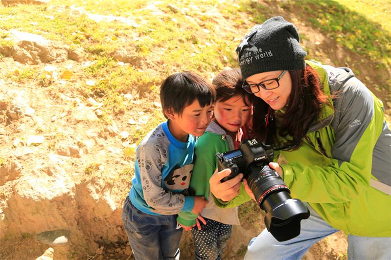 我给孩子们留个影