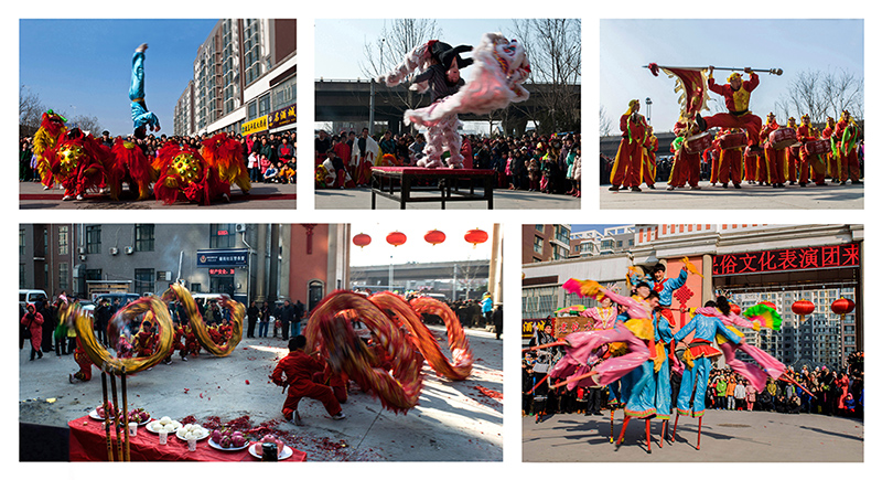 社区闹元宵（组照）