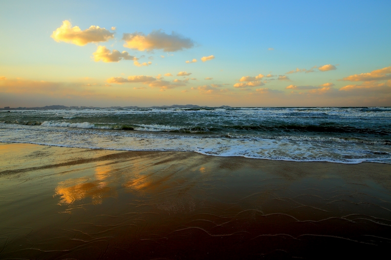仙境海岸金沙滩