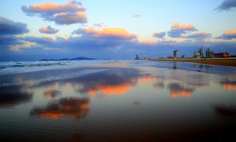 仙境海岸金沙滩