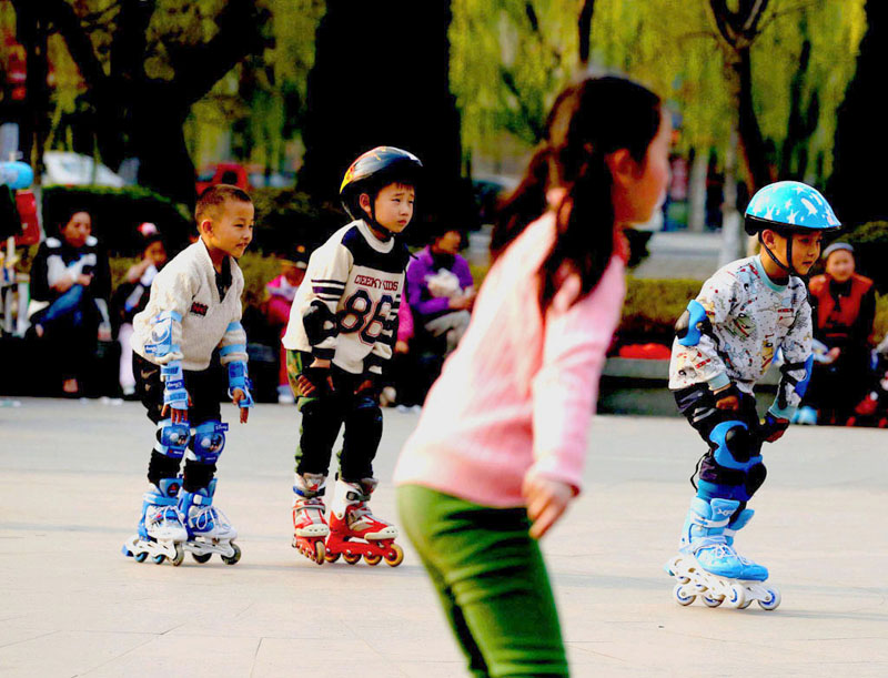 幸福童年之轮滑第一课