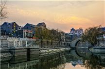 夕阳下的老运河