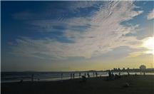 滨海余晖