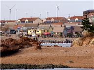 海湾里的小渔村