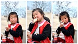 吃煎饼的沂蒙小妮