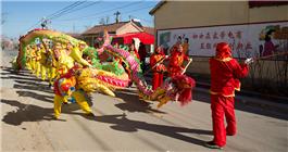 《舞龙队拜大年》