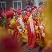 雨中的海阳大秧歌扭起来