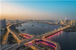 夜色下的临沂巨龙