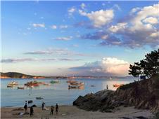 夕照威海