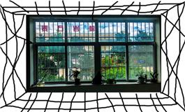 现代抽象写实，囚禁