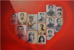 绘忆英烈 跨时空的相见