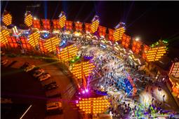 灯火壮观满城欢