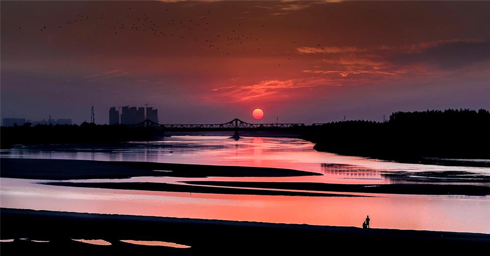 日落黄河