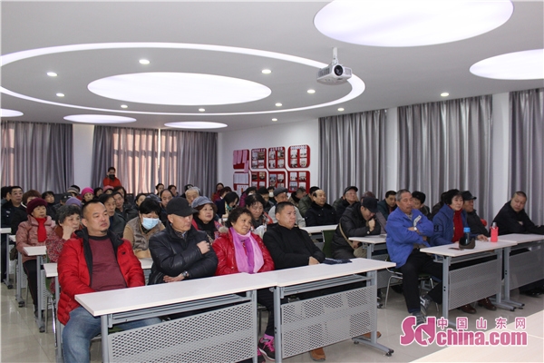 潍坊奎文区工福街社区开展冬季消防安全培训