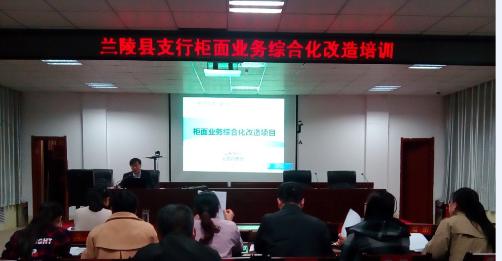 农行兰陵县支行对《临柜业务综合化改造项目》