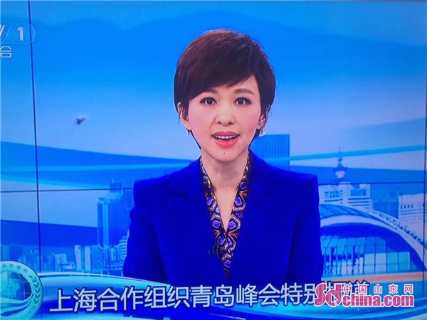 上合组织青岛峰会主播着装来自山东本土品牌