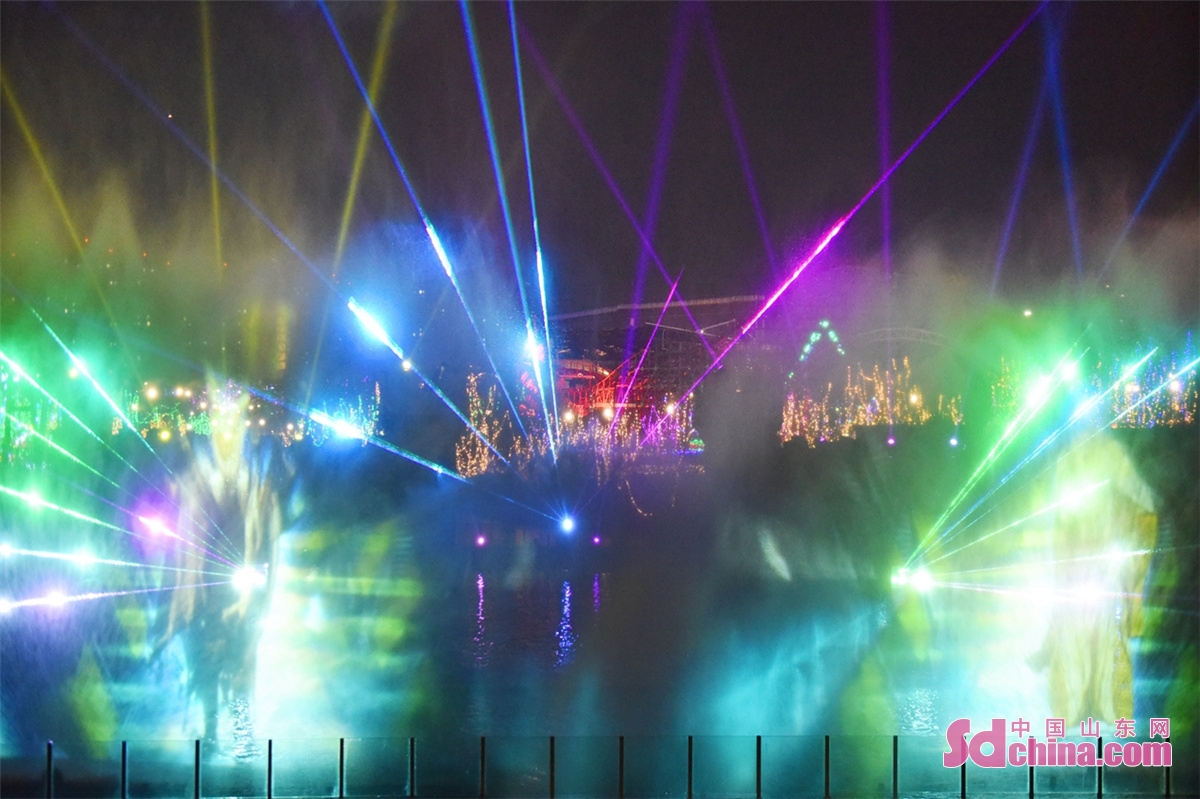 The Light Show created by SUNAC Jinan Cultural Tourism Town kicked off in Jinan, capital of China&rsquo;s Shandong province, on January 21, 2022, to greet the upcoming Spring Festival. The light show will continue until Feb 28.<br/>