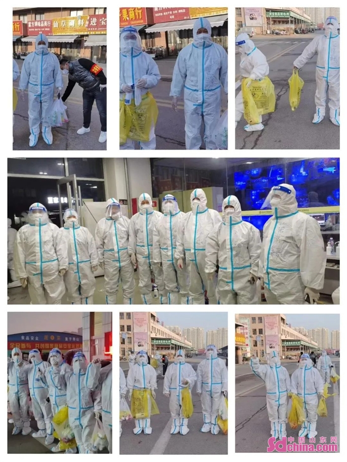 八大胜官网闻令而行 听令而战——牡丹区卫健局机关干部凌晨投入到银田农贸市场核酸采