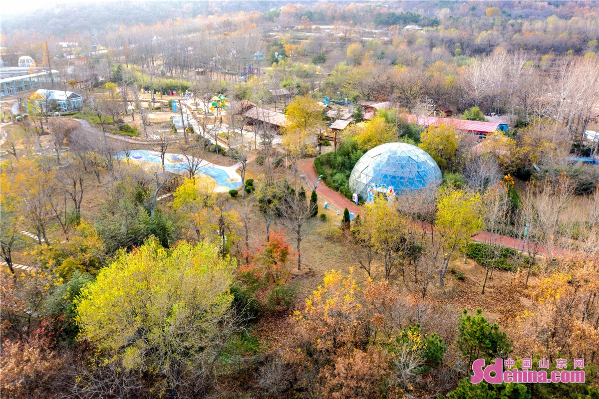 <br/>  <br/>Aduo Town in the West Coast New Area of Qingdao, China&rsquo;s Shandong province is as beautiful as a fairyland in the early winter. The scenic spot, dyed with heavy makeup by nature, turns to be a colorful picture.<br/>