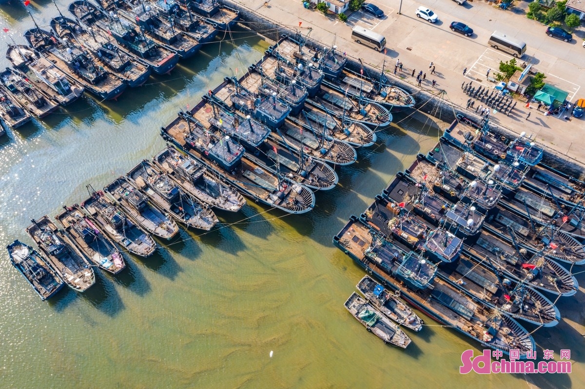<br/>  <br/>Feast your eyes with these fishing boats docking peacefully at the fishing harbor of Haiyuan Village, in Rizhao, E China&rsquo;s Shandong province as the coastal waters are still under fishing moratorium.<br/>