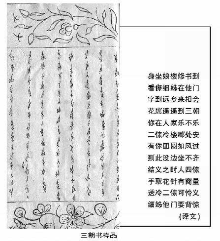 世界惟一女性<em>文字</em><em>女书</em>已可输入电脑_中国山