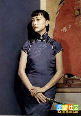 被宋美龄点名封杀的绝色女星照片曝光(组图)