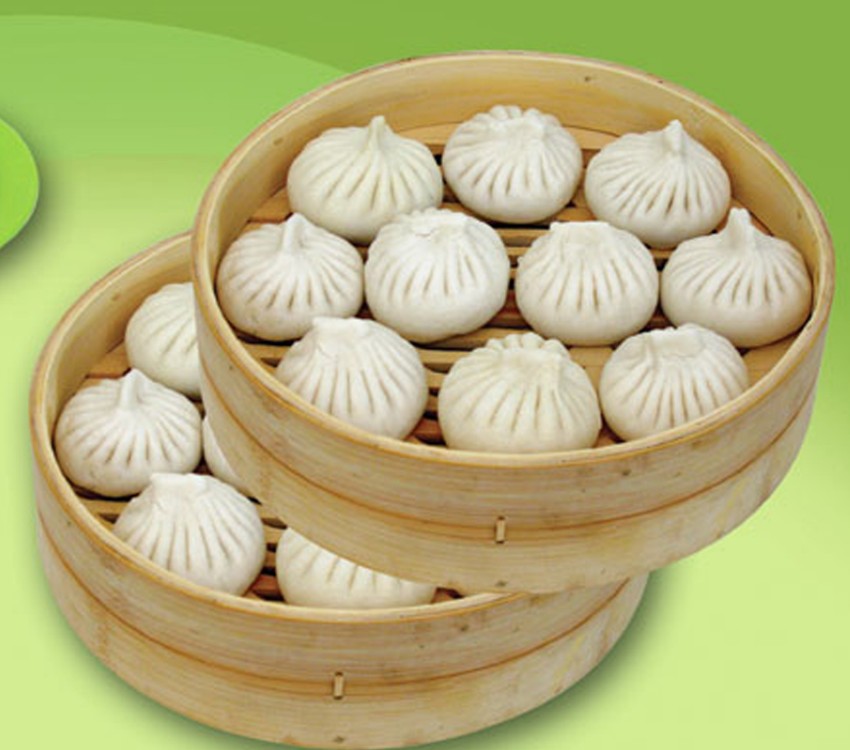 鲜蔬素蒸包