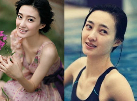 王丽坤赵薇董洁金贤珠 素颜<em>女王</em> 裸妆 前后<em>勾魂</em>