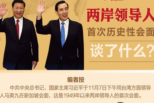 图解：两岸领导人首次历史性会面谈了什么？