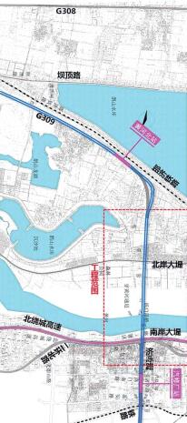 济泺路穿黄隧道将进行 “道路+地铁” 同步施工。 图为轨道交通2站1区间总平面示意图。 图片取自环评公示
