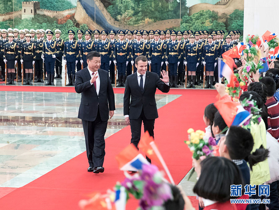 習主席「中仏包括的・戦略的パートナーシップの長期安定的発展を推進」