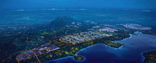 藏马山整体效果意向图 西海岸发展集团供图