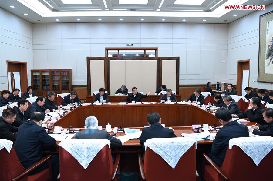 CHINA-BEIJING-LI KEQIANG-WATER DIVERSION PROJECT-MEETING (CN)
