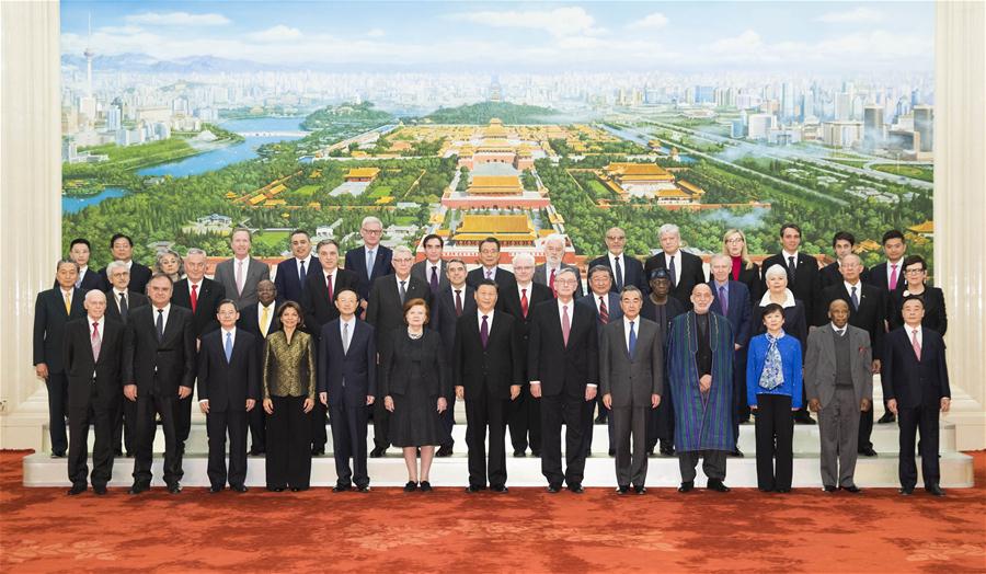CHINA-BEIJING-XI JINPING-FOREIGN DELEGATES-IMPERIAL SPRINGS INT''L FORUM-MEETING (CN)