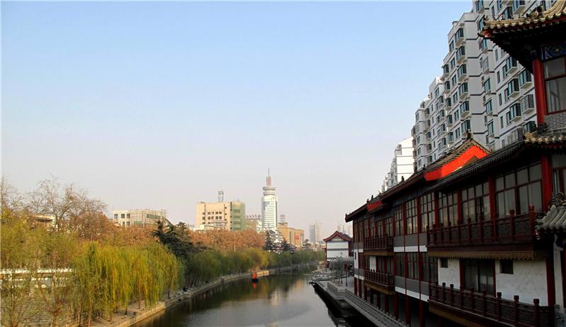 运河之都,水城风貌—老运河岸新景色