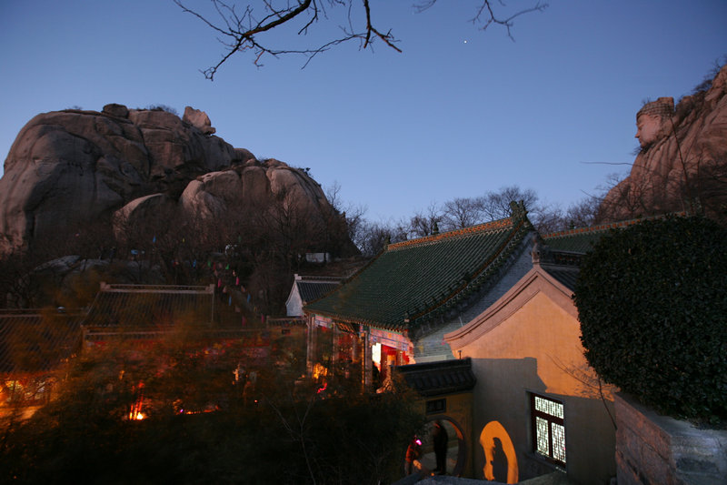 2015年元旦五莲山光明寺祈福